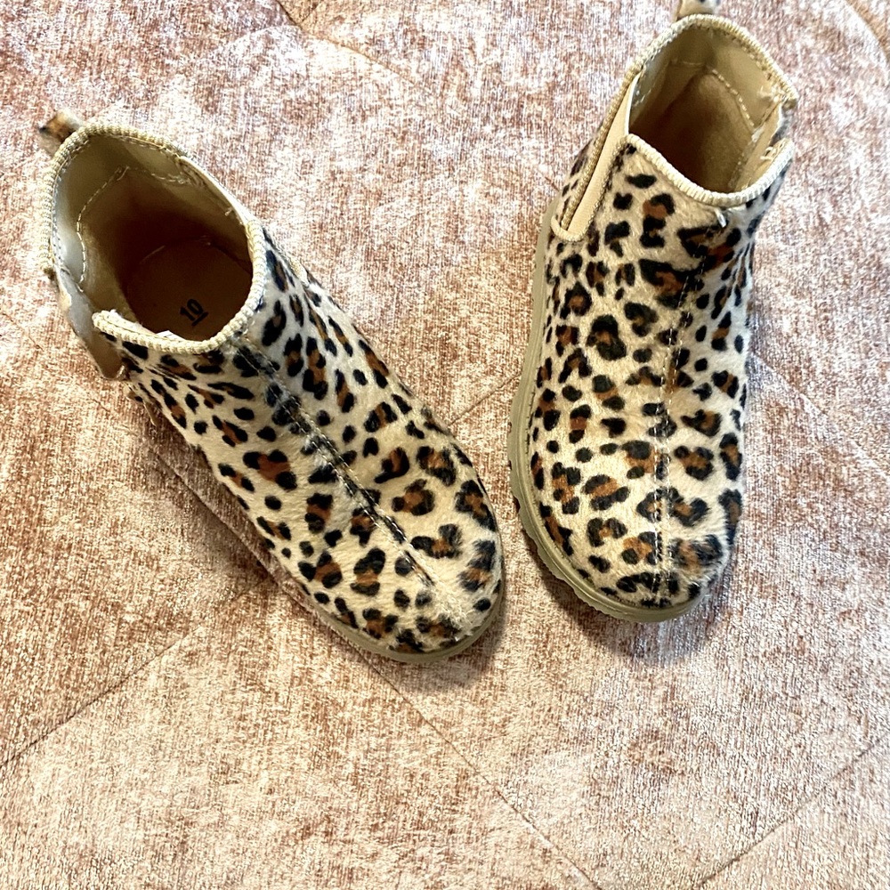 Cheetah ankle boots